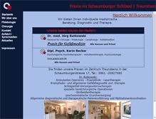 Tablet Screenshot of privatpraxis-dr-rutkowski.de